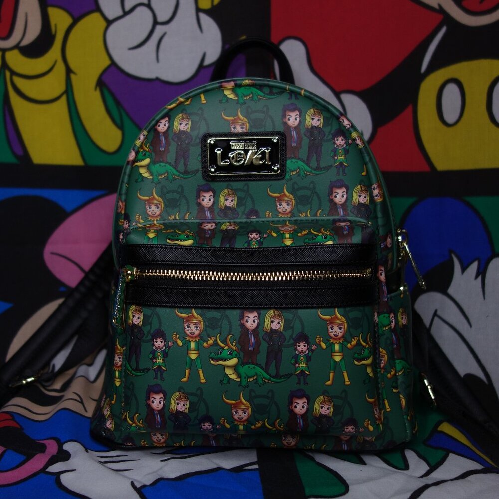 NWOT Marvel Loki Loungefly Mini Backpack